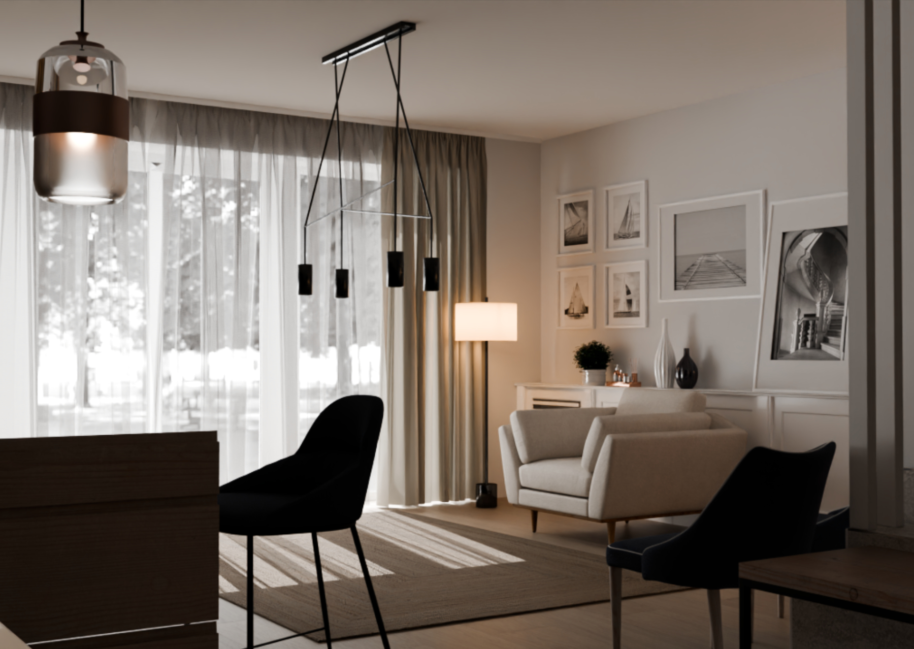 Rendering pipeline output — photorealistic product visualization