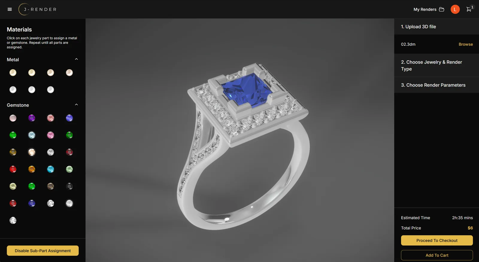 Project 07 — J-Render | 3D Foundry Labs